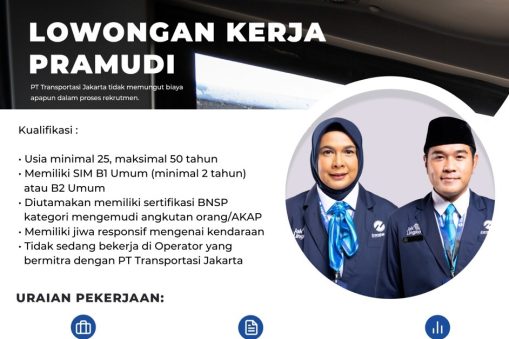 TransJakarta, loker TransJakarta, lowongan kerja TransJakarta, rekrutmen TransJakarta, lowongan kerja 2023, lowongan pekerjaan 2023