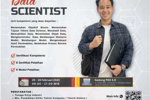 𝗣𝗲𝗹𝗮𝘁𝗶𝗵𝗮𝗻 𝗗𝗮𝘁𝗮 𝗦𝗰𝗶𝗲𝗻𝘁𝗶𝘀𝘁, pelatihan, 𝗗𝗮𝘁𝗮 𝗦𝗰𝗶𝗲𝗻𝘁𝗶𝘀𝘁, industri, webinar, seminar, perguruan tinggi, kampus, pendidikan tinggi, ilmu pengetahuan