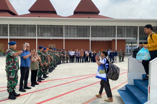 kedatangan WNI dari Sudan